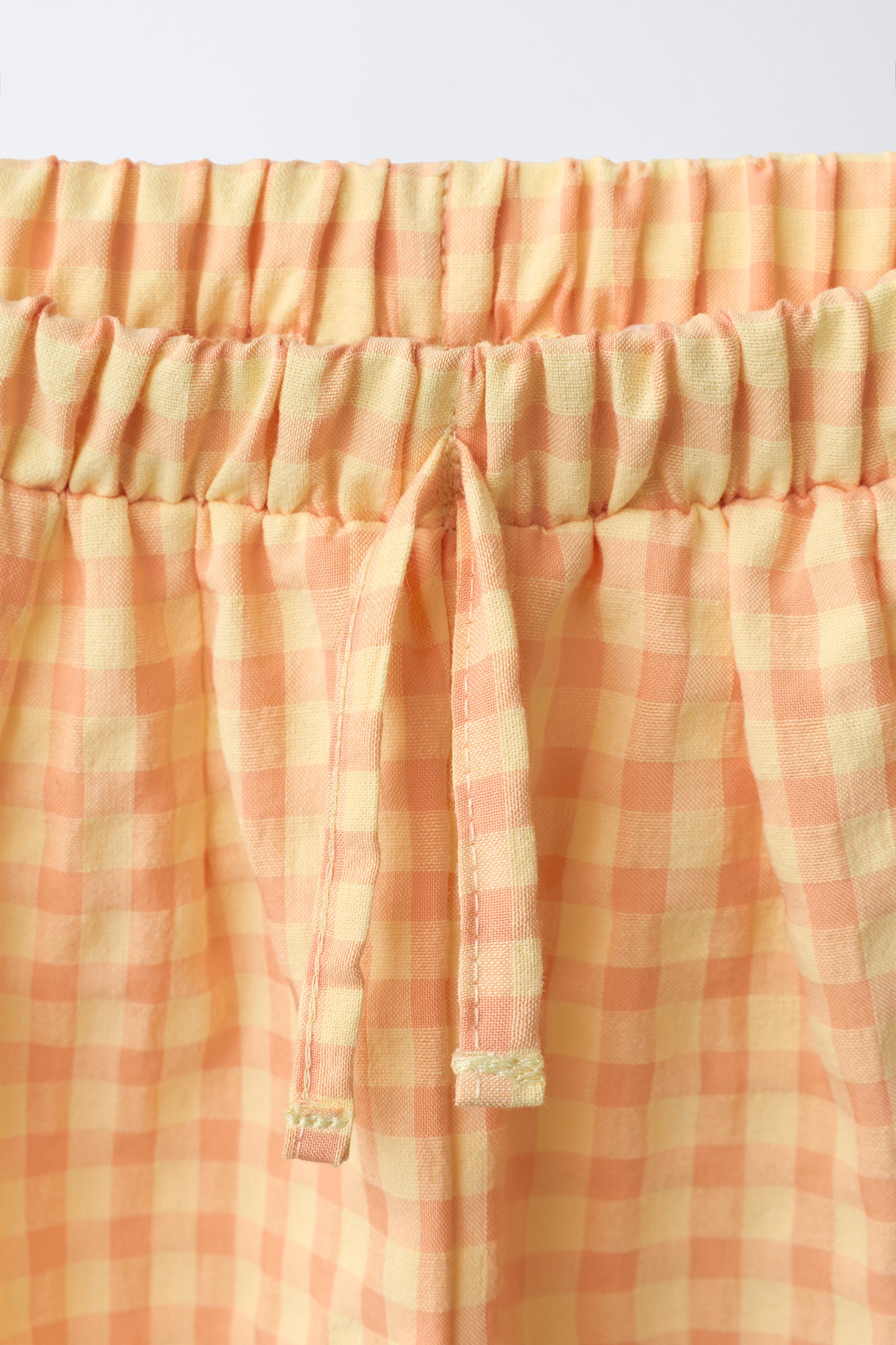 PANTALON RELAXED À CARREAUX VICHY